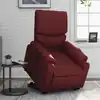 Image de Fauteuil Inclinable Rouge Bordeaux Similicuir Vidaxl