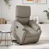 Image de Fauteuil Inclinable Cappuccino Similicuir Vidaxl