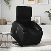 Image de Fauteuil Inclinable De Massage Noir Similicuir Vidaxl
