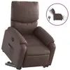 Image de Vidaxl fauteuil inclinable électrique marron similicuir