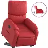 Image de Vidaxl fauteuil inclinable électrique rouge similicuir