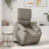 Image de Fauteuil Inclinable De Massage Électrique Cappuccino Similicuir Vidaxl