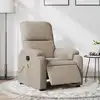 Image de Fauteuil Inclinable De Massage Électrique Taupe Vidaxl
