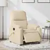 Image de Fauteuil Inclinable De Massage Électrique Crème Vidaxl