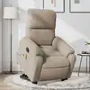 Image de Fauteuil Inclinable De Massage Électrique Taupe Vidaxl