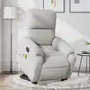Image de Fauteuil Inclinable De Massage Électrique Gris Clair Vidaxl