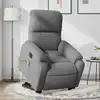 Image de Fauteuil Inclinable De Massage Électrique Gris Foncé Vidaxl