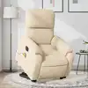 Image de Fauteuil Inclinable De Massage Électrique Crème Vidaxl