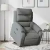 Image de Fauteuil Inclinable Gris Foncé Tissu Vidaxl