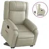 Image de Vidaxl fauteuil inclinable crème similicuir