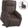 Image de Fauteuil Inclinable Marron Similicuir Vidaxl