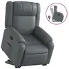 Image de Vidaxl fauteuil inclinable gris similicuir