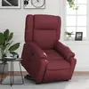 Image de Fauteuil Inclinable Rouge Bordeaux Similicuir Vidaxl