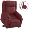 Image de Vidaxl fauteuil inclinable rouge bordeaux similicuir
