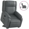 Image de Vidaxl fauteuil inclinable électrique gris similicuir