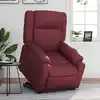 Image de Fauteuil Inclinable Électrique Rouge Bordeaux Similicuir Vidaxl