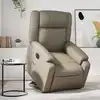 Image de Fauteuil Inclinable Électrique Cappuccino Similicuir Vidaxl