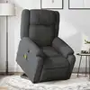 Image de Fauteuil De Massage Inclinable Gris Foncé Tissu Vidaxl