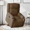 Image de Fauteuil De Massage Inclinable Marron Tissu Vidaxl