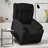 Image de Fauteuil Inclinable Électrique Noir Similicuir Vidaxl