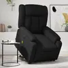 Image de Fauteuil Inclinable De Massage Électrique Noir Similicuir Vidaxl