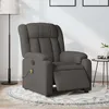 Image de Fauteuil Inclinable De Massage Électrique Gris Foncé Tissu Vidaxl