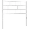 Image de Tête De Lit De Remplacement Métal Blanc 80 Cm Vidaxl