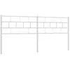 Image de Tête De Lit De Remplacement Métal Blanc 180 Cm Vidaxl