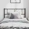 Image de Tête De Lit De Remplacement Métal Noir 100 Cm Vidaxl