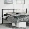Image de Tête De Lit De Remplacement Métal Noir 180 Cm Vidaxl