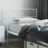 Image de Tête De Lit De Remplacement Métal Blanc 75 Cm Vidaxl