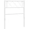 Image de Tête De Lit De Remplacement Métal Blanc 100 Cm Vidaxl
