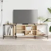 Image de vidaXL Meuble TV chêne sonoma 153x37x50 cm bois dingénierie 837603