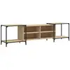 Image de Vidaxl meuble tv chêne sonoma 203x37x50 cm bois d'ingénierie