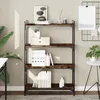Image de vidaXL Bibliothèque 4 niveaux chêne fumé 80x30x120cm bois dingénierie 837674