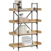 Image de Bibliothèque À 4 Niveaux Chêne Sonoma 100x33x145,5 Cm Vidaxl