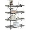 Image de Bibliothèque À 4 Niveaux Sonoma Gris 100x33x145,5 Cm Vidaxl