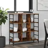 Image de Buffet Chêne Fumé 102x32x103,5 Cm Bois D'ingénierie Vidaxl