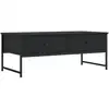 Image de Vidaxl table basse noir 101x49x39,5 cm bois d'ingénierie