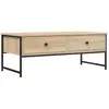 Image de Vidaxl table basse chêne sonoma 101x49x39,5 cm bois d'ingénierie