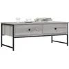 Image de Table Basse Sonoma Gris 101x49x39,5 Cm Bois D'ingénierie Vidaxl