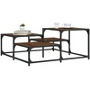 Image de Table Basse Chêne Marron 87,5x87,5x40 Cm Bois D'ingénierie Vidaxl