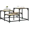 Image de Table Basse Chêne Sonoma 68x68x40 Cm Bois D'ingénierie Vidaxl