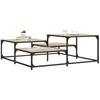 Image de vidaXL Table basse chêne sonoma 107x107x40 cm bois dingénierie 837753