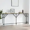 Image de Table Console Chêne Sonoma 180x23x75 Cm Bois D'ingénierie Vidaxl