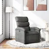 Image de vidaXL Fauteuil Inclinable Chaise de Relaxation avec Dossier Siège avec Repose-pied Fauteuil TV de Salon Moderne Gris 371690