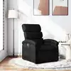 Image de Fauteuil Inclinable Noir Tissu Vidaxl