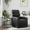 Image de Fauteuil Inclinable Noir Similicuir Vidaxl