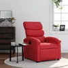 Image de Fauteuil Inclinable Rouge Similicuir Vidaxl