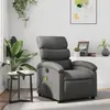 Image de Fauteuil De Massage Inclinable Gris Similicuir Vidaxl